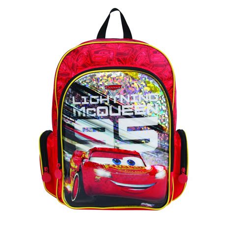 Bolsa Mochila Escolar Relâmpago Mcqueen Infantil .